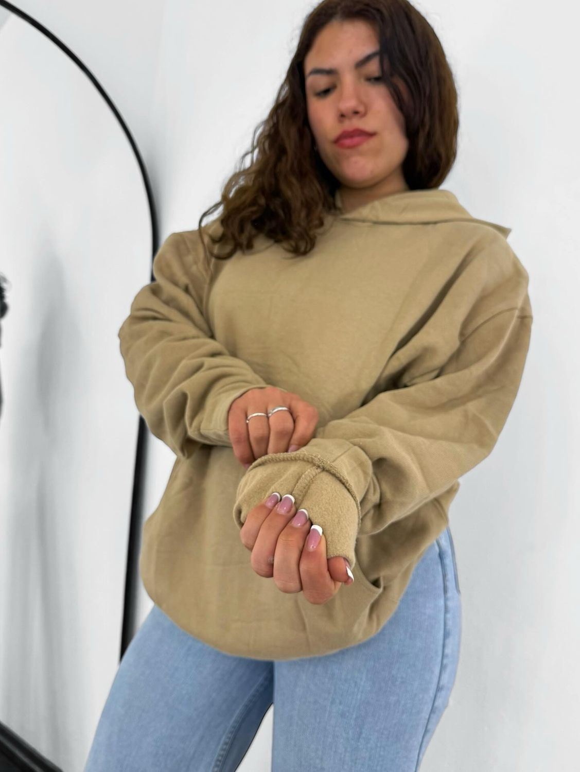 Canguro afelpado con gorro X MAYOR ($410 c/u paquete minimo de 6 unidades)