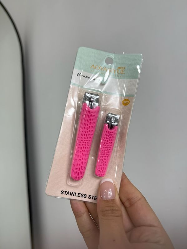 Set de 2 cortauñas X MAYOR ($80 c/u paquete minimo de 12 unidades)