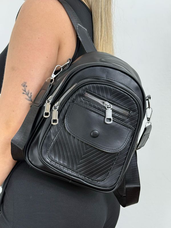 Mochila de ecocuero
