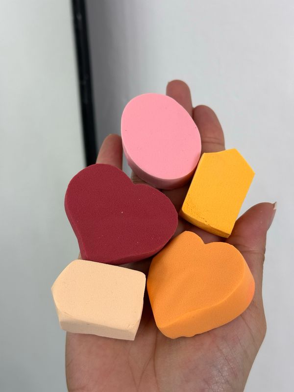 Paquete de esponjas de maquillaje variadas