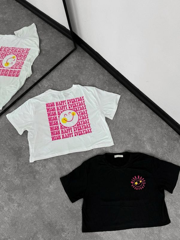 Remera pupera con diseño estampado X MAYOR ($270 c/u paquete minimo de 12 unidades)