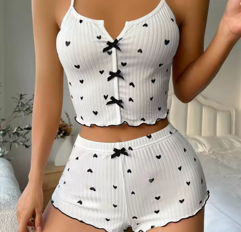 Conjunto de pijama de lenceria X MAYOR ($290 c/u  paquete minimo de 12 unidades)