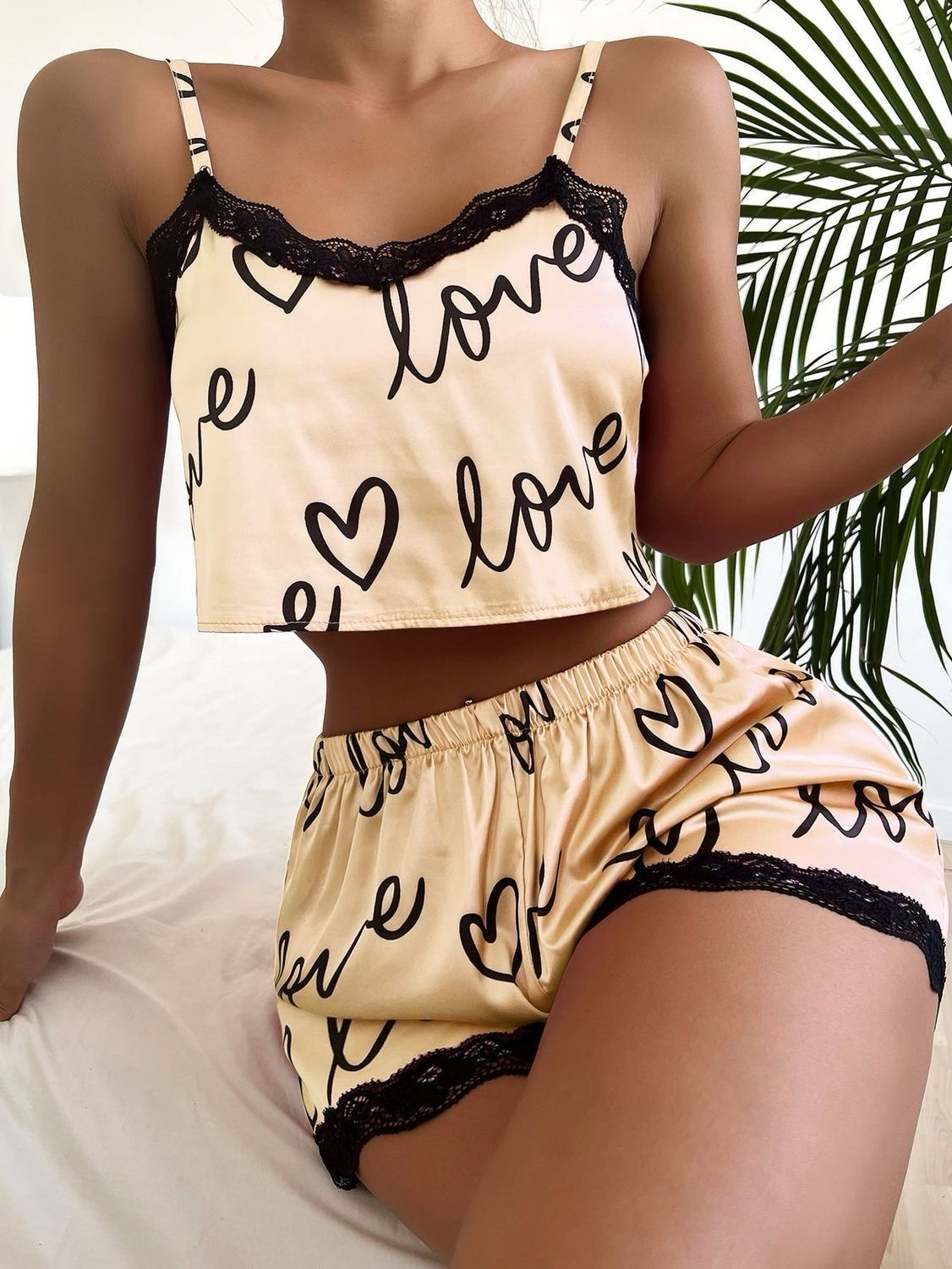 Conjunto pijama de lenceria
