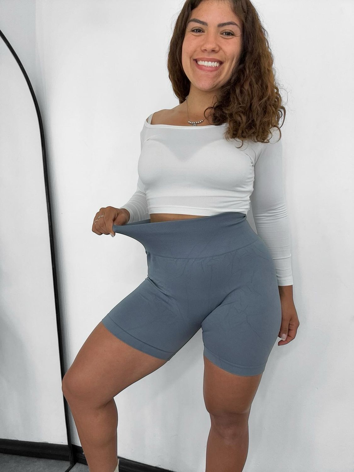 Biker con push up X MAYOR ($250 c/u paquete minimo de 12 unidades) COLOR GRIS