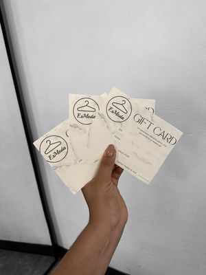 TARJETA DE REGALO ESMODA MONTO $500