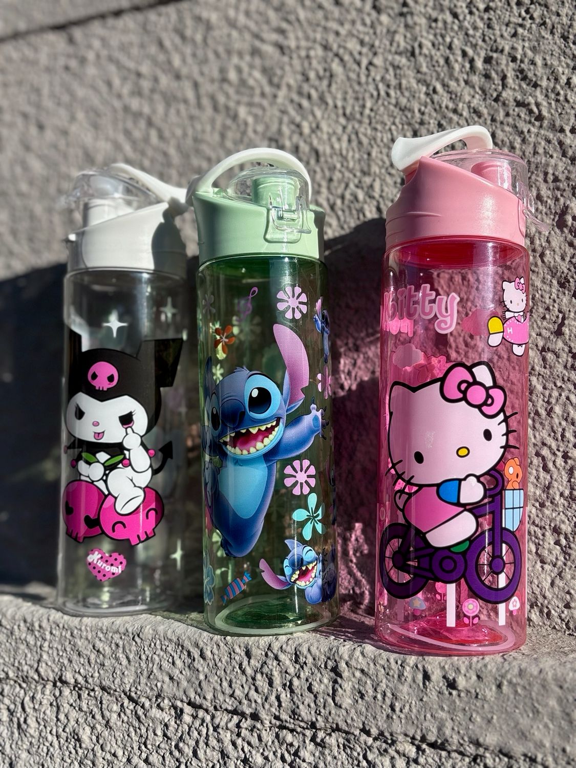 Botella de dibujitos