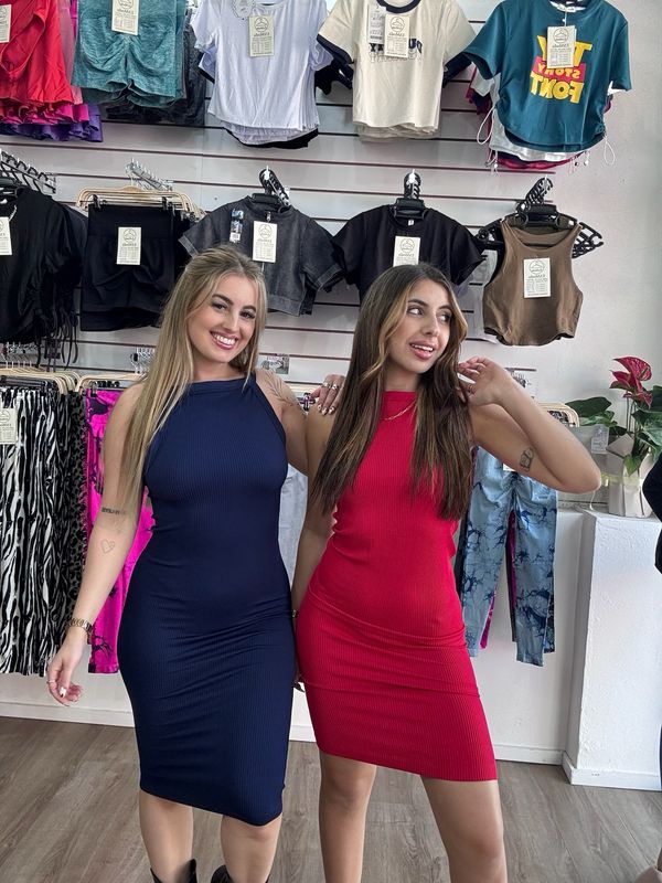 Vestido morley elastizado y elegante