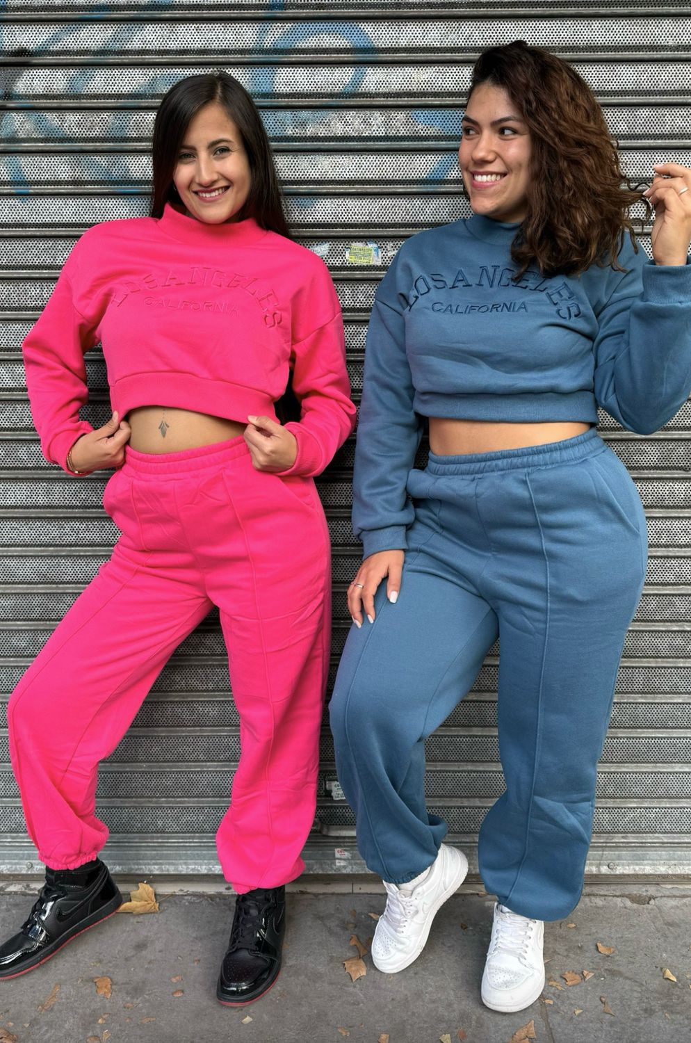 Conjunto Los Angeles de  buzo corto + pantalon deportivo