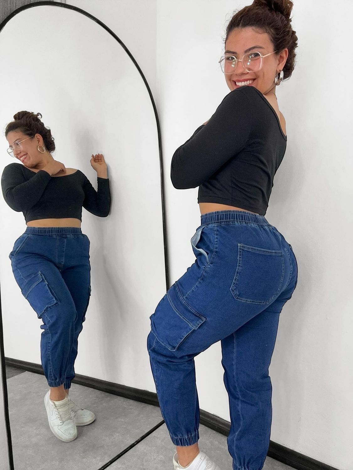 Jean babucha cargo