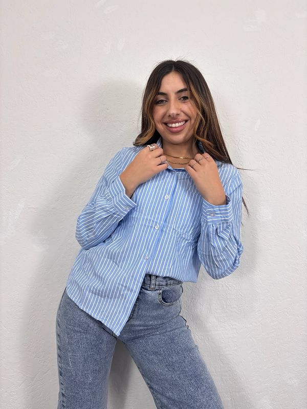 Camisa sastrera de lino con mangas largas  y lineas($550 c/u paquete minimo de 6 unidades)