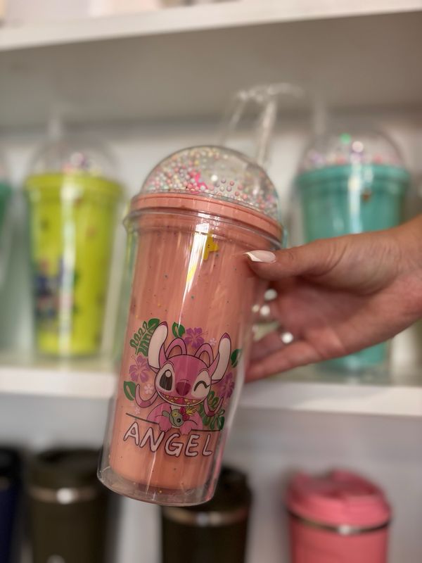 Botella con sorbito colores variados