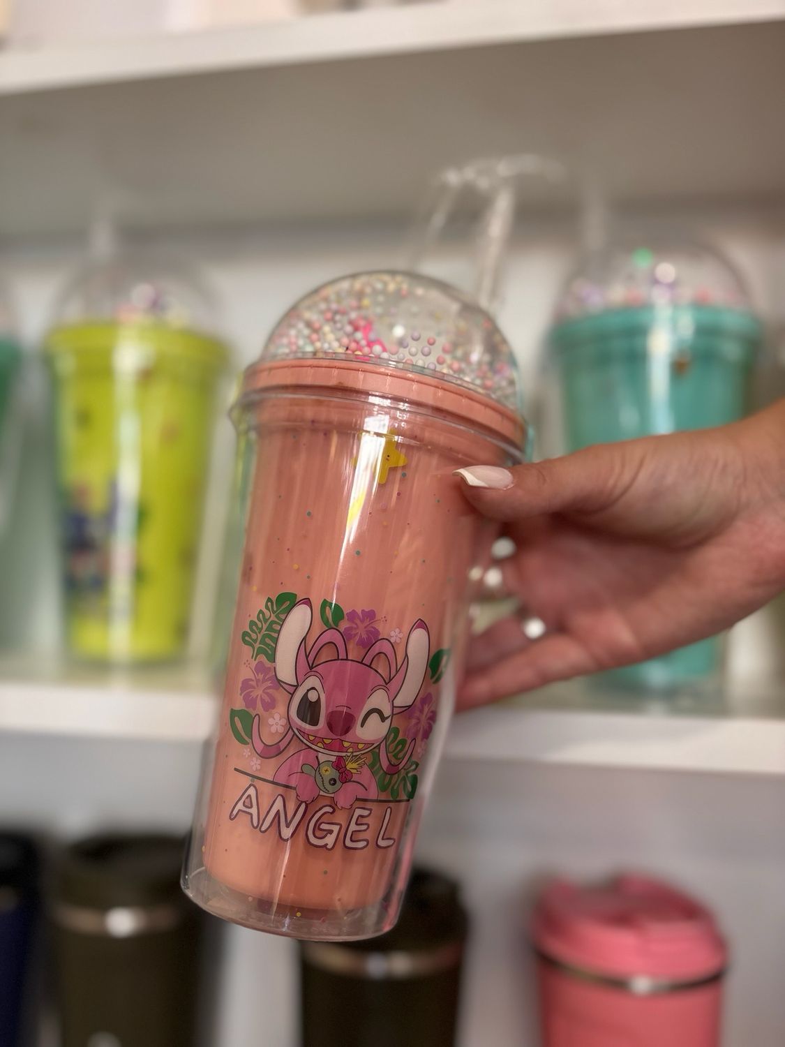 Botella con sorbito colores variados Botella con sorbito colores variados