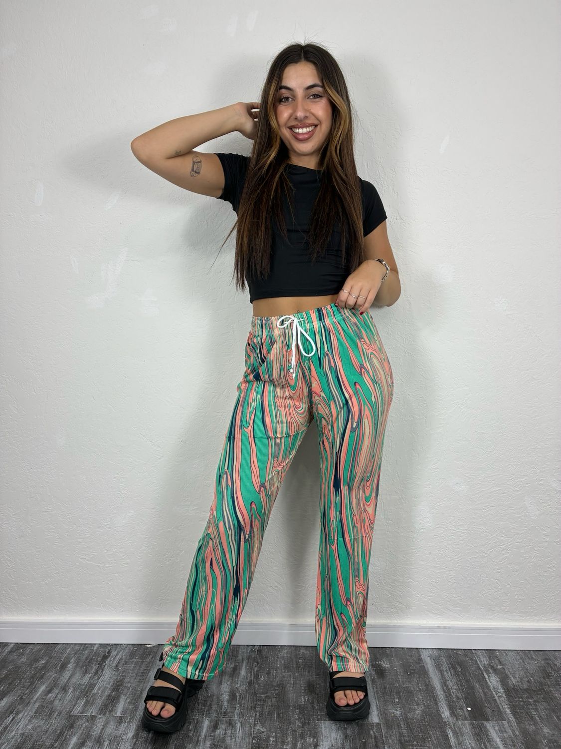 Palazo estampado en colores X MAYOR ($190 c/u paquete minimo de 3 unidades) Palazo estampado en colores X MAYOR ($190 c/u paquete minimo de 3 unidades)