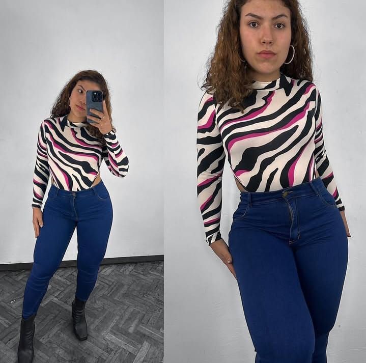 Body Polera Cebra