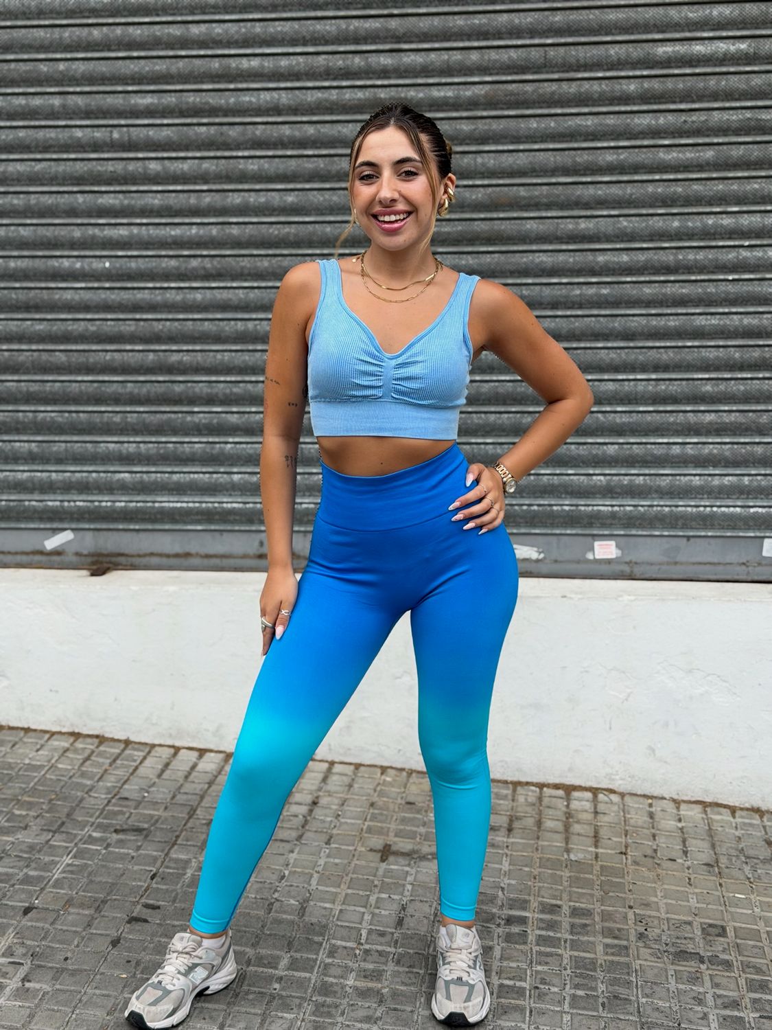 Calza degrade con push up