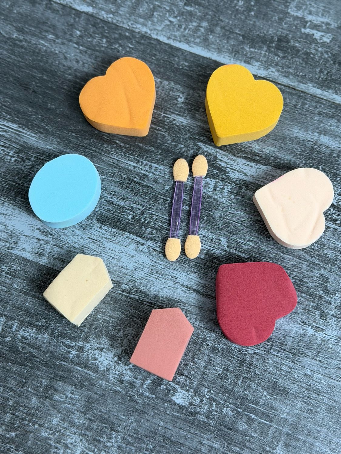 Paquete de esponjas de maquillaje variadas