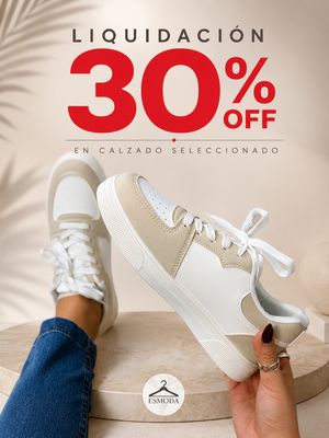 CALZADO 30% OFF