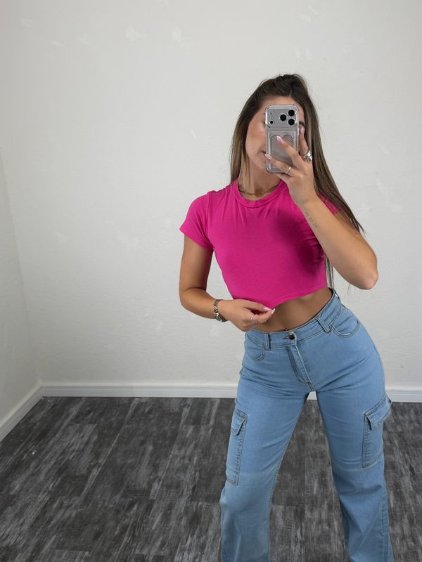 Remeras Top Basicas Colores Cotton