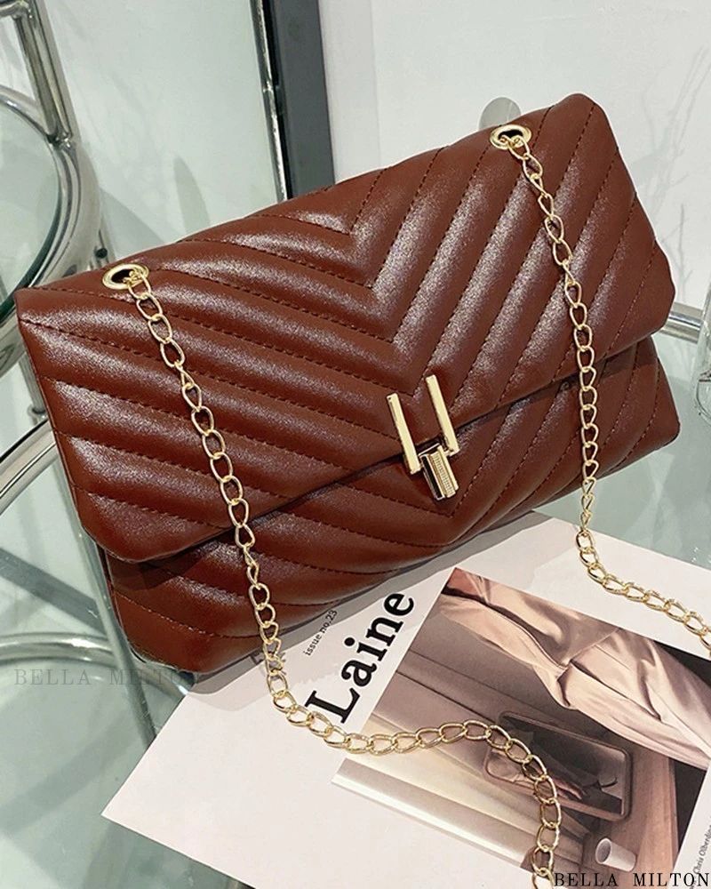 Bolso Cartera Con Cadenas