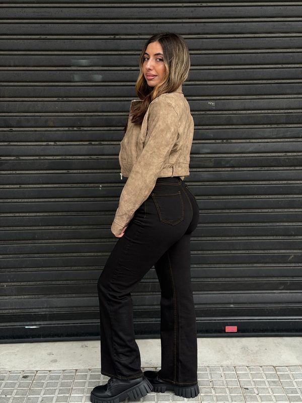Jeans wid leg negro