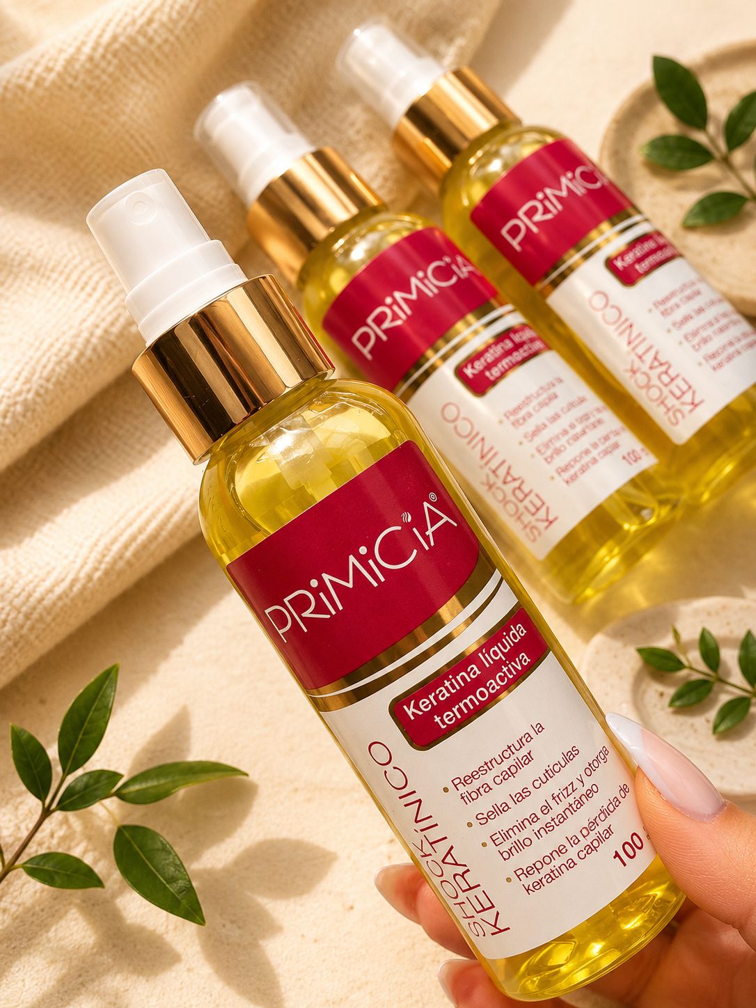 Aceite de Keratina liquida para el cabello