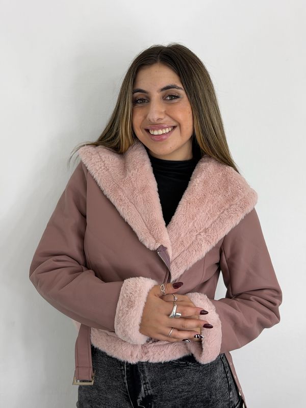 Campera Gamulan con corderito de dama