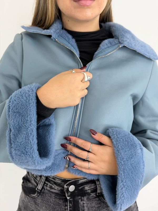 Campera Gamulan con corderito de dama