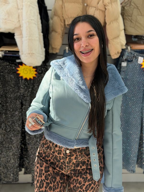 Campera Gamulan con corderito de dama