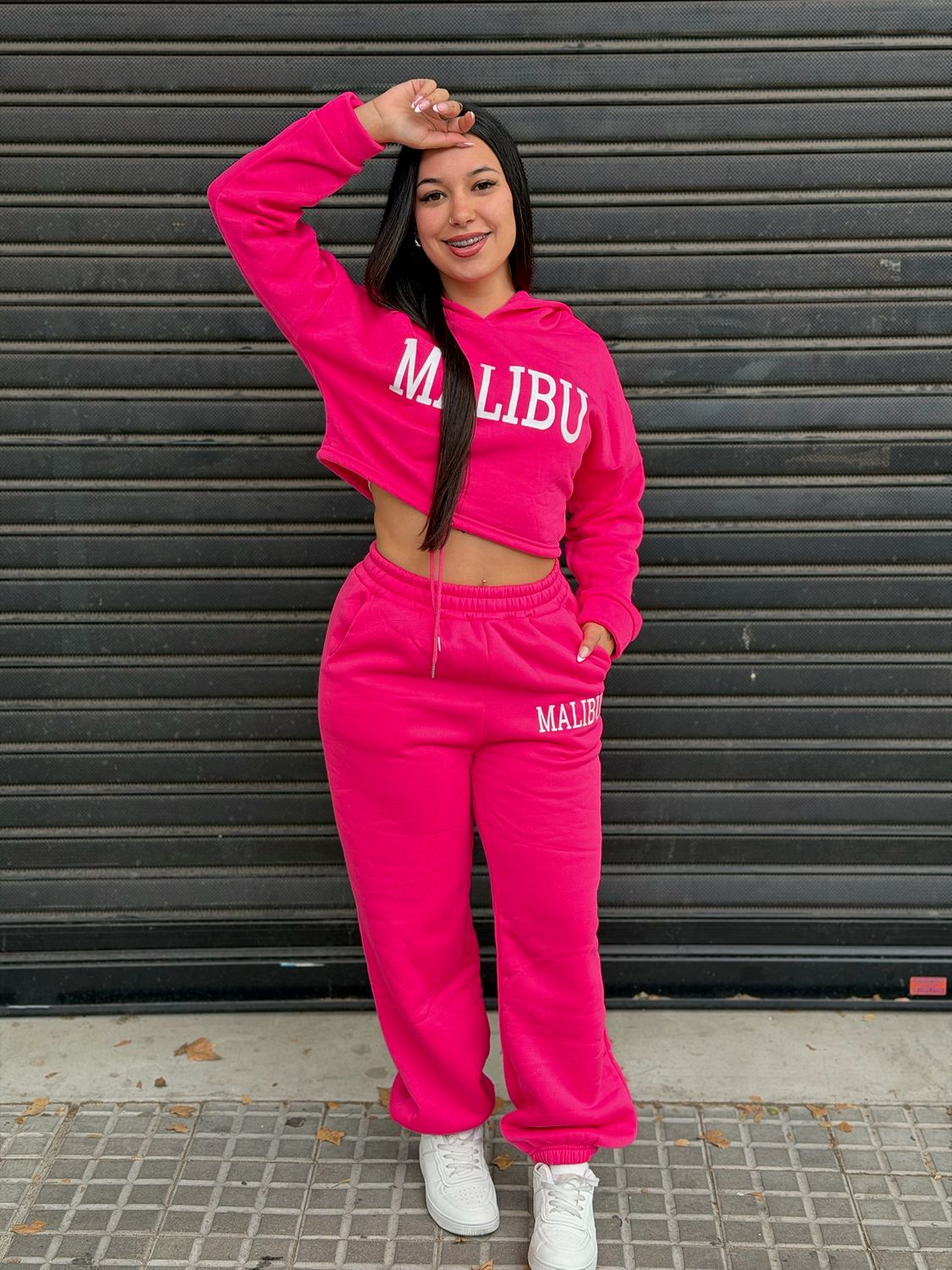 Conjunto Malibu buzo corto y pantalon deportivo Conjunto Malibu buzo corto y pantalon deportivo
