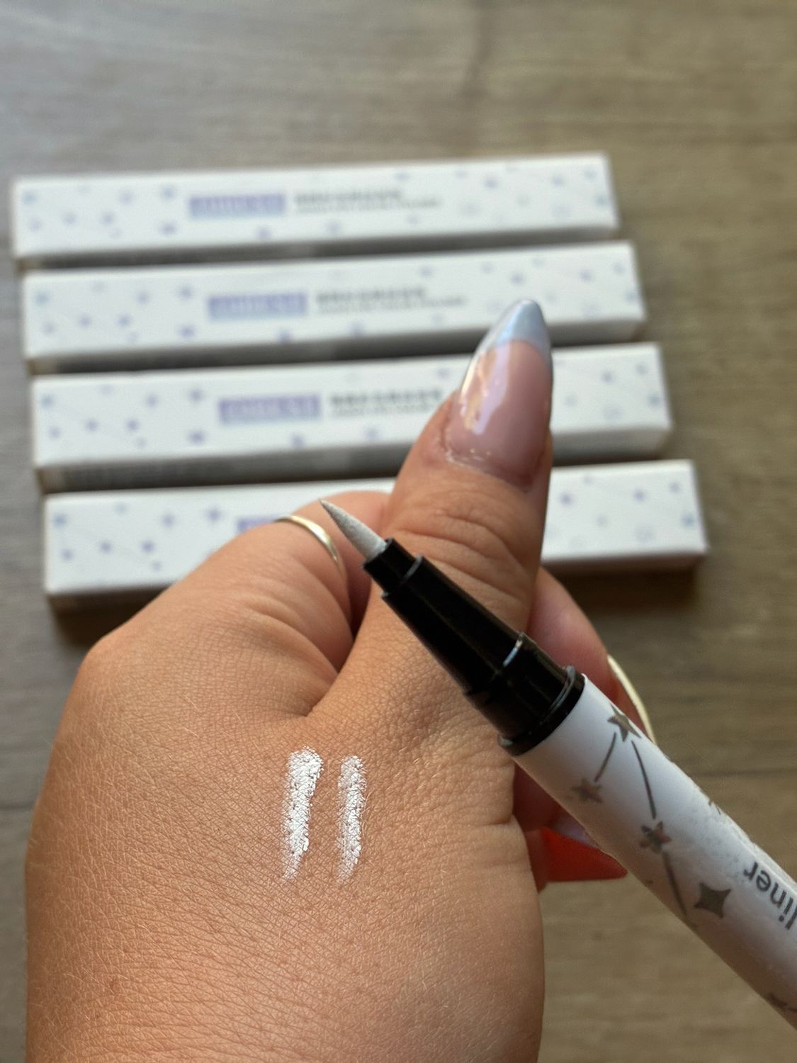 Delineador Blanco en fibra