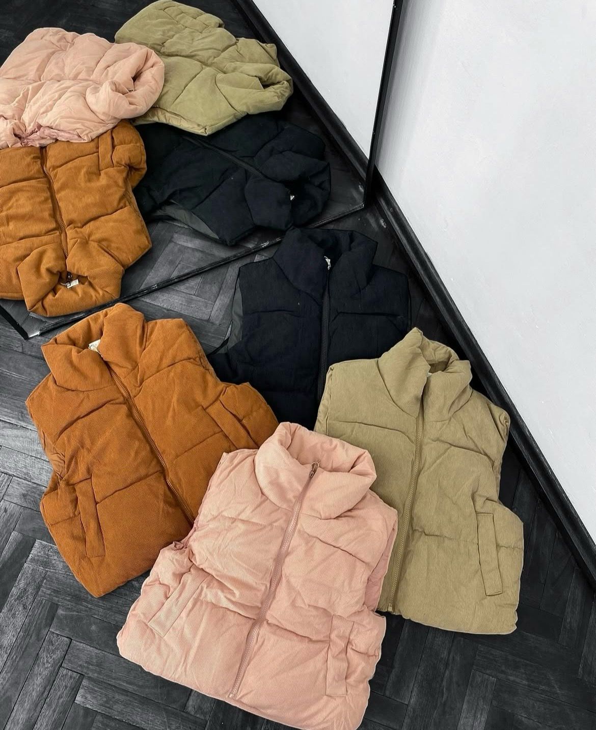 Chaleco de pana con afelpado