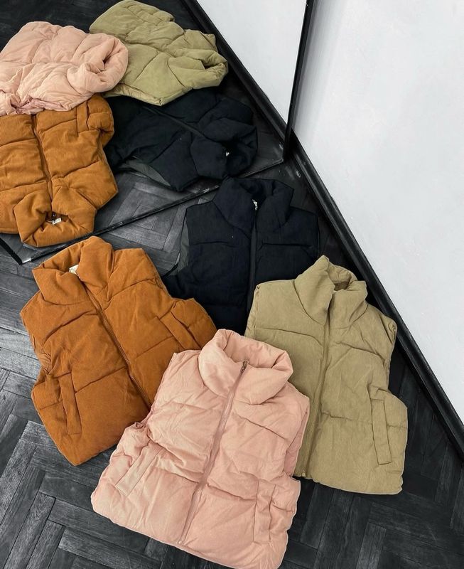 Chaleco de pana con afelpado