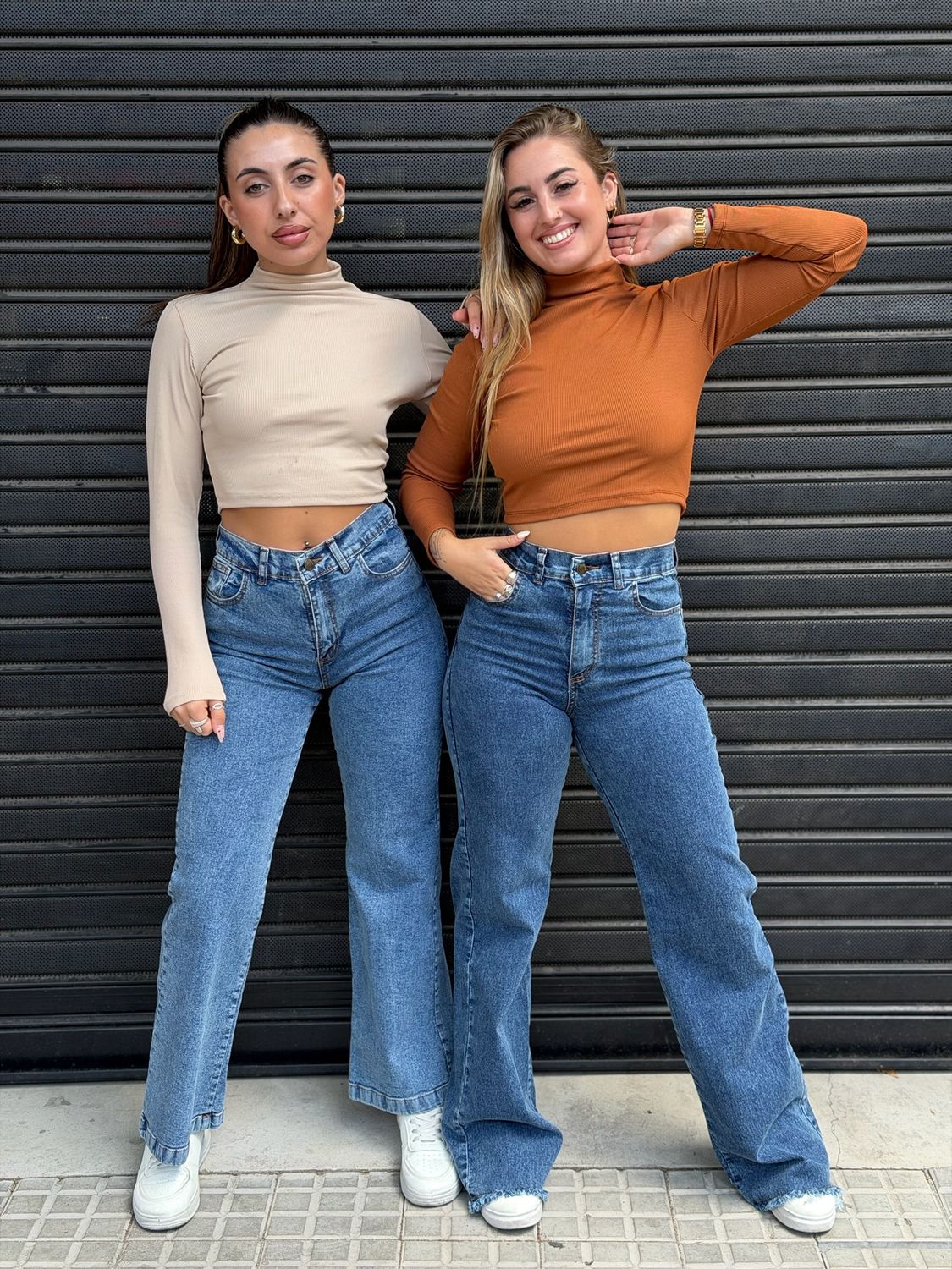 Polera morley cuello entero ribana