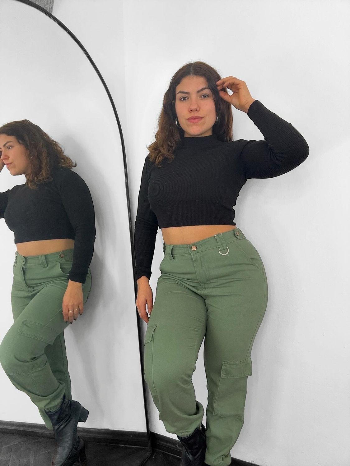 Pantalon cargo elegante