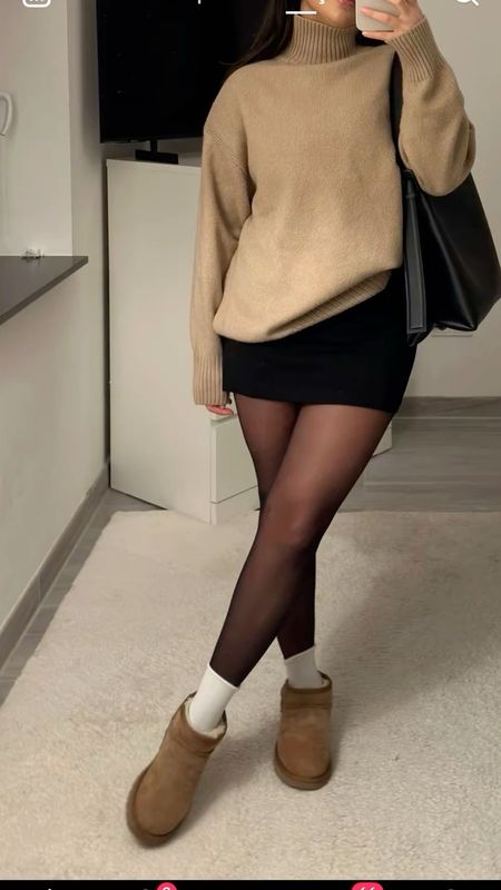 Pantys termicas efecto piel con diseño en faja