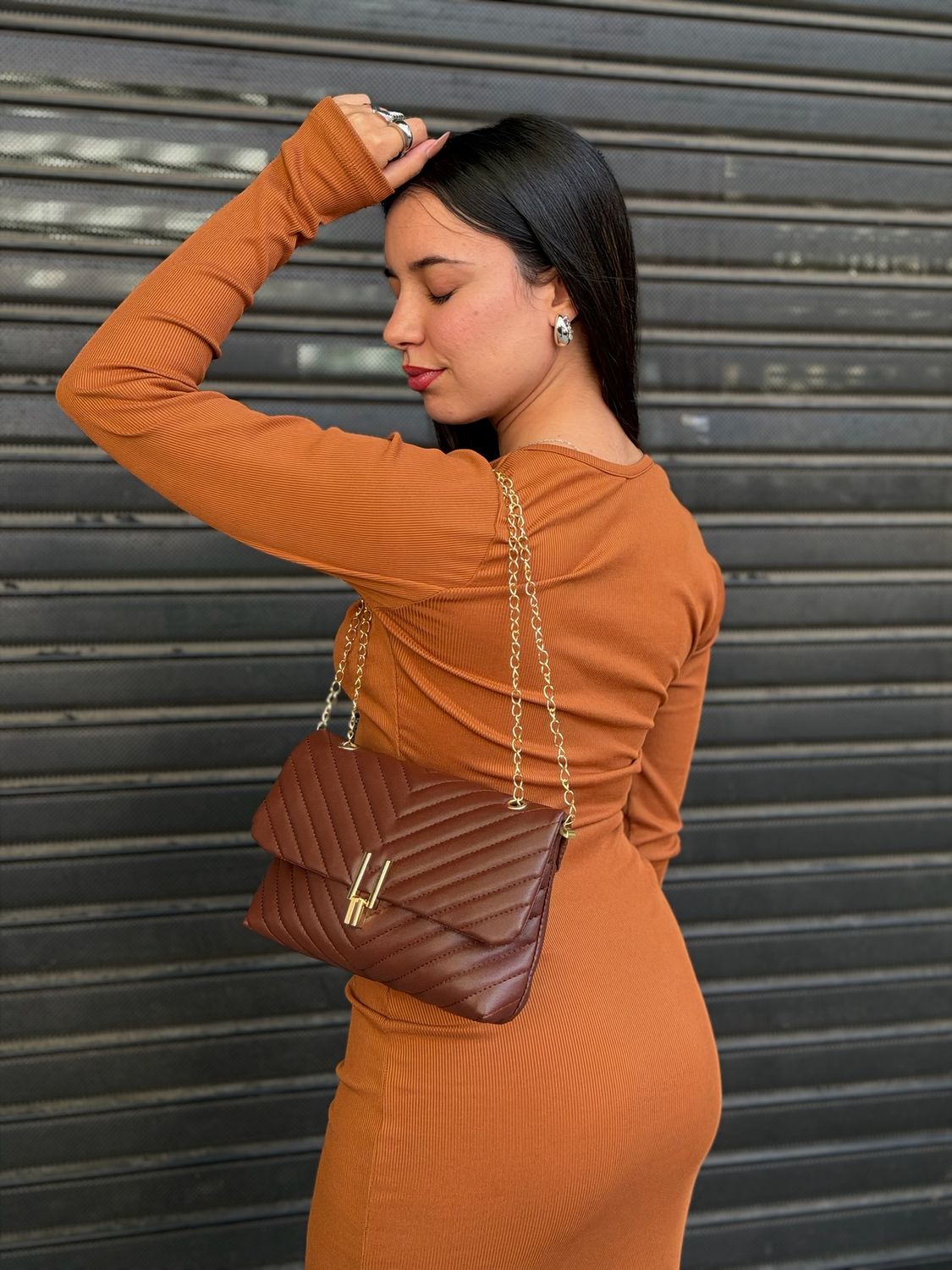 Vestido Morena en tela morley ribana