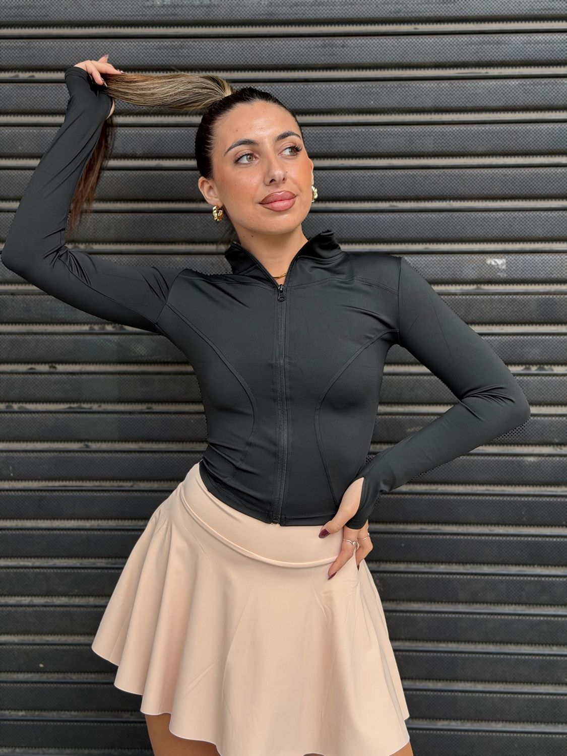 Campera deportiva tela dry fast