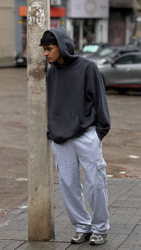 Pantalon deportivo wid leg cargo