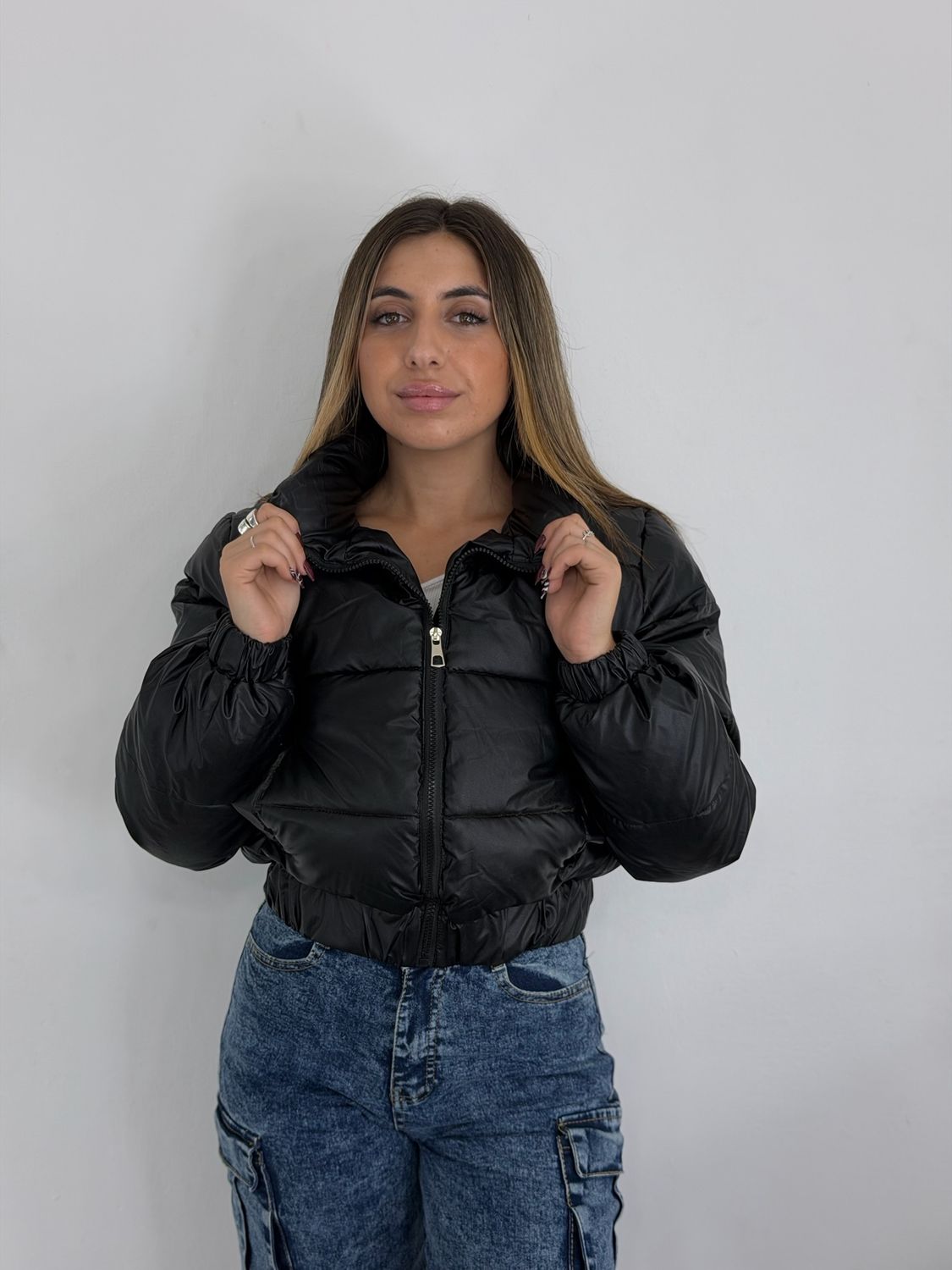 Campera puffer corta