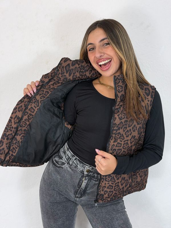 Chaleco animal print