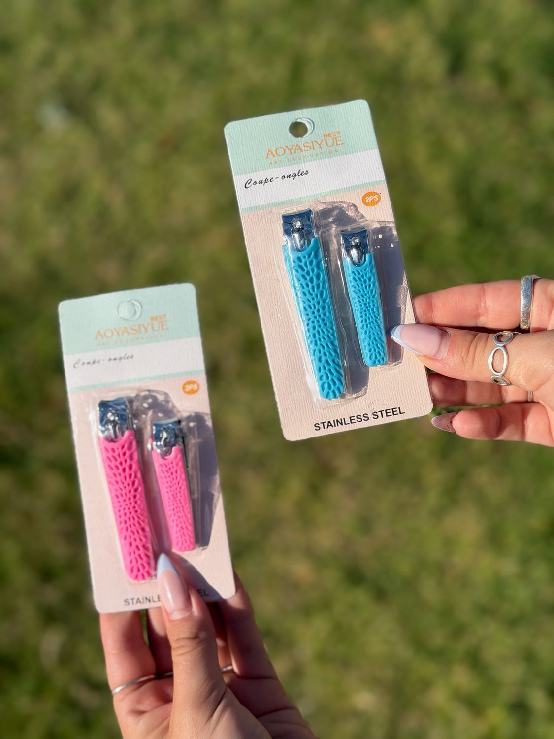 Set de 2 corta uñas Set de 2 corta uñas