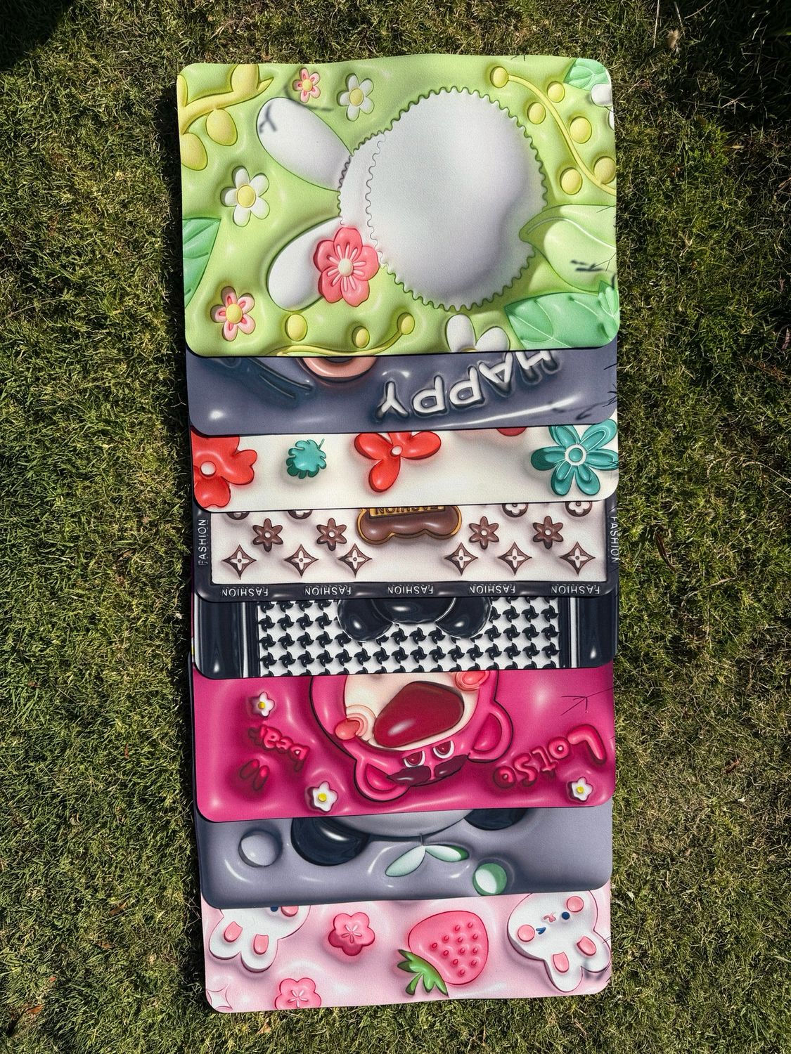 Alfombras absorbente diseño 3D Colores variados X MAYOR ($90 c/u paquete minimo de 12 unidades)