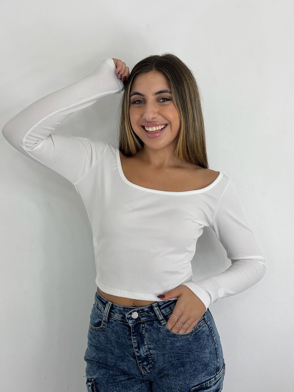 Remera Ibiza en tela Morley Ribana