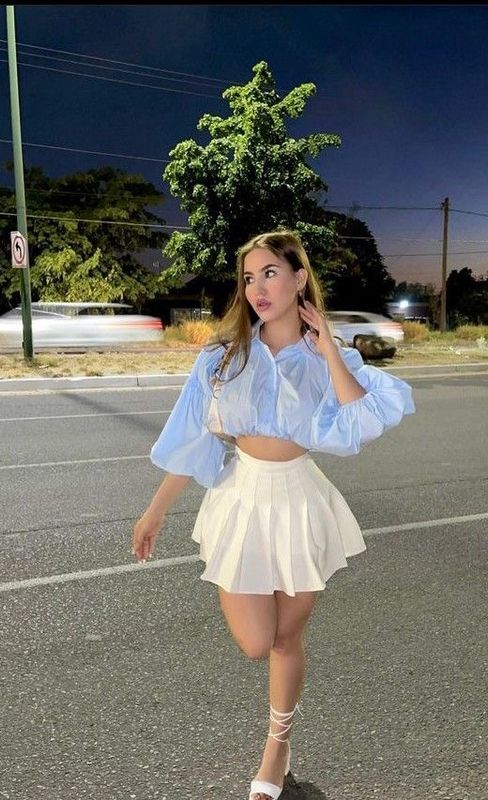 Pollera tableada Hawai