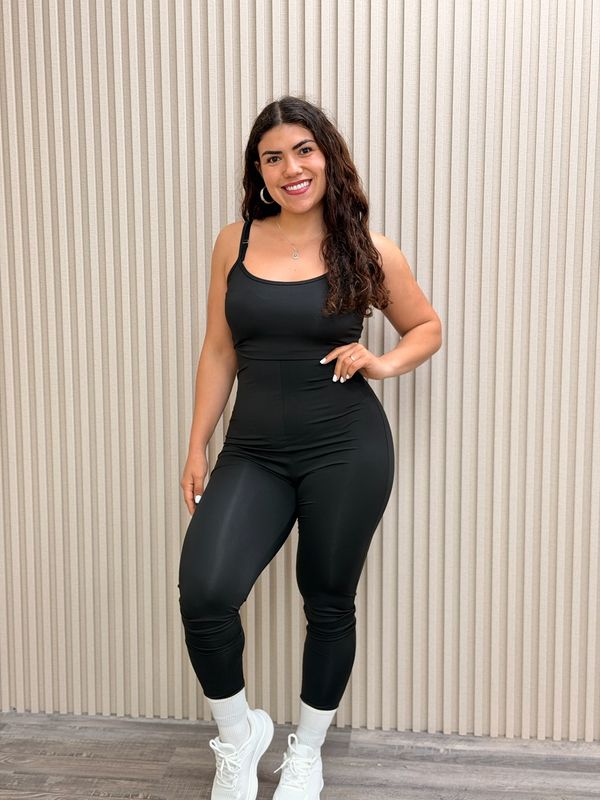 Enterito catsuit skinny elastizado color negro