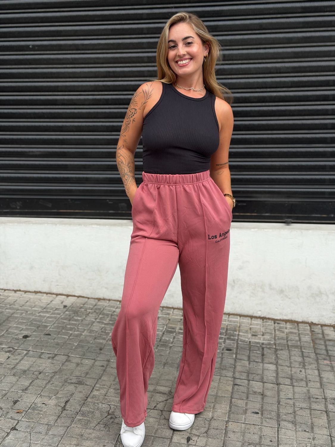 Pantalon Wid Leg Los Angeles