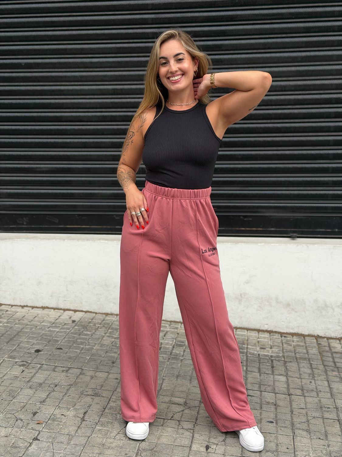 Pantalon Wid Leg Los Angeles