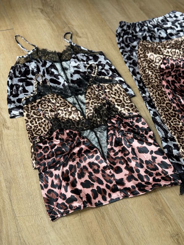 Conjunto de pijama animal Print