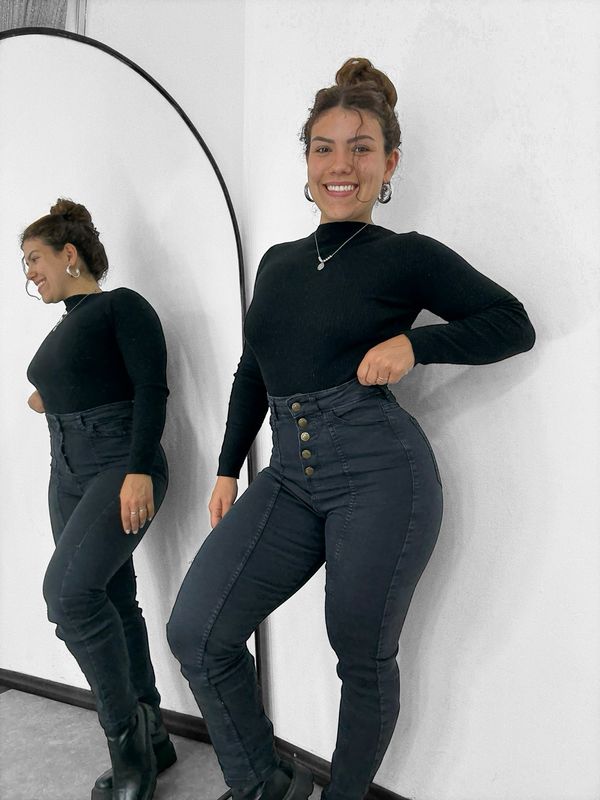 Jeans Berlin Night en negro
