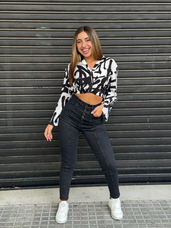 Jeans Berlin Night en negro